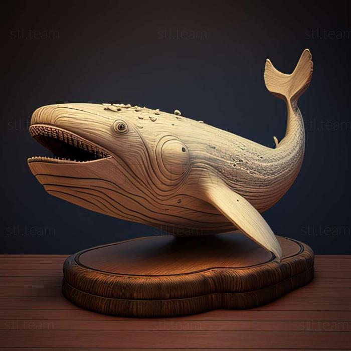 3D model whale (STL)